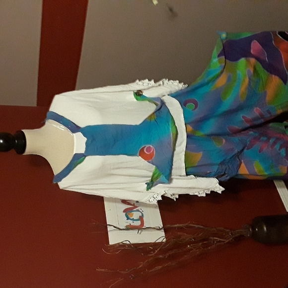 Colorful Pants..was dress tye dye...is off the hook - Picture 4 of 6